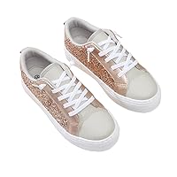 Girls Boys Sparkle Sequins Glitter Sneakers Outdoor Sports Tennis Shoes