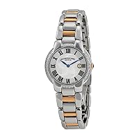 Raymond Weil Women's 5229-S5S-01659 Stainless Steel with Rose Gold PVD Plating/Silver Watch