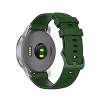 Silicone Watch Band for 20mm 22mm Universal Strap Replacement Bracelet Compatible with Most Watches with 22MM Straps (Color : Army Green, Size : 22mm Universal)