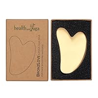 Ayurveda BronzLove Kansa Gua Sha Massage Tool - Soft Tissue Mobilization, Tendon Massage Scraping Tool – Muscle Pain Relief, Myofascial Stress Release and Breaking up Scar Tissue