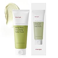 Deep Pore Cleansing Soda Foam Daily Face Wash, Non Irritating, with Vitamin C, Chamomile for Women and Men Korean Skin care 5.0 fl oz (150ml)