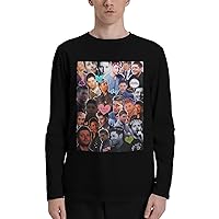 Jensen Ackles T Shirts Mens Soft Comfortable Long Sleeve Crew Neck Fashion Tees for Men