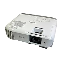 Epson PowerLite 108 3LCD Projector 3700 ANSI HD 1080p LAN H860A USB A/B Bundle HDMI Cable Power Cable Remote Control