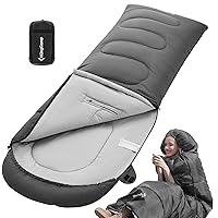 KingCamp Sleeping Bags for Adults, Wearable Sleeping Bags for Camping Backpacking, 87 * 30 Big and Tall, Lightweight, Ripstop, Waterproof Outdoor Gears
