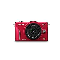 Panasonic Lumix DMC-GF2 12 MP Micro Four-Thirds Mirrorless Digital Camera with 3.0-Inch Touch-Screen LCD and 14mm f/2.5 G Aspherical Lens (Red)