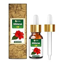 Hibiscus (Hibiscus Sabdariffa L) Essential Oil 100 Percent Pure Uncut Undiluted Cold Pressed Herbal Premium Aromatherapy Oil - 15 ML with Dropper, (hibiscus-15mldr)
