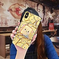 Dirt-Resistant Cartoon Lulumi Phone Case for Doogee X53, Phone Stand Holder Fashion Design Cartoon Armor case Silicone Anti-Knock Foothold Cute Waterproof Kickstand Soft Case Durable, 1