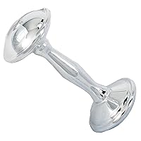 Stephan Baby Rattles - Keepsake Baby Rattle in Gift Box, 4-Inch, Silver Plated