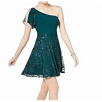 City Studio Womens Lace Short Cocktail and Party Dress Green 7