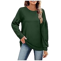 Womens Lightweight Pullovers Tops Hello Sixty with Letter Graphic Shirt Loose Long Sleeve Crew Neck Sweatshirts