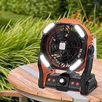 Summer Home Appliances, Cool, BBQ, Camping Circulator, Cordless Cooling Fan, Double Reverse Fan, Outdoor Fan, Timer Function, Large Battery 12,000 mAh, Mobile Battery Function, Smartphone Charging,