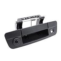 Dodge Ram Rear View Backup 68044904AG with Camera Tailgate Handle Compatible with Dodge Ram 1500(Years 2009-2017),2500 3500 (Years 2010-2017)Tailgate Door Handle Replacement Camera(Color:Black)