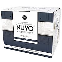 Nuvo Oxford Blue Cabinet Makeover Kit - Easy DIY 7-Piece Set, Regal Navy, Long-Lasting Finish