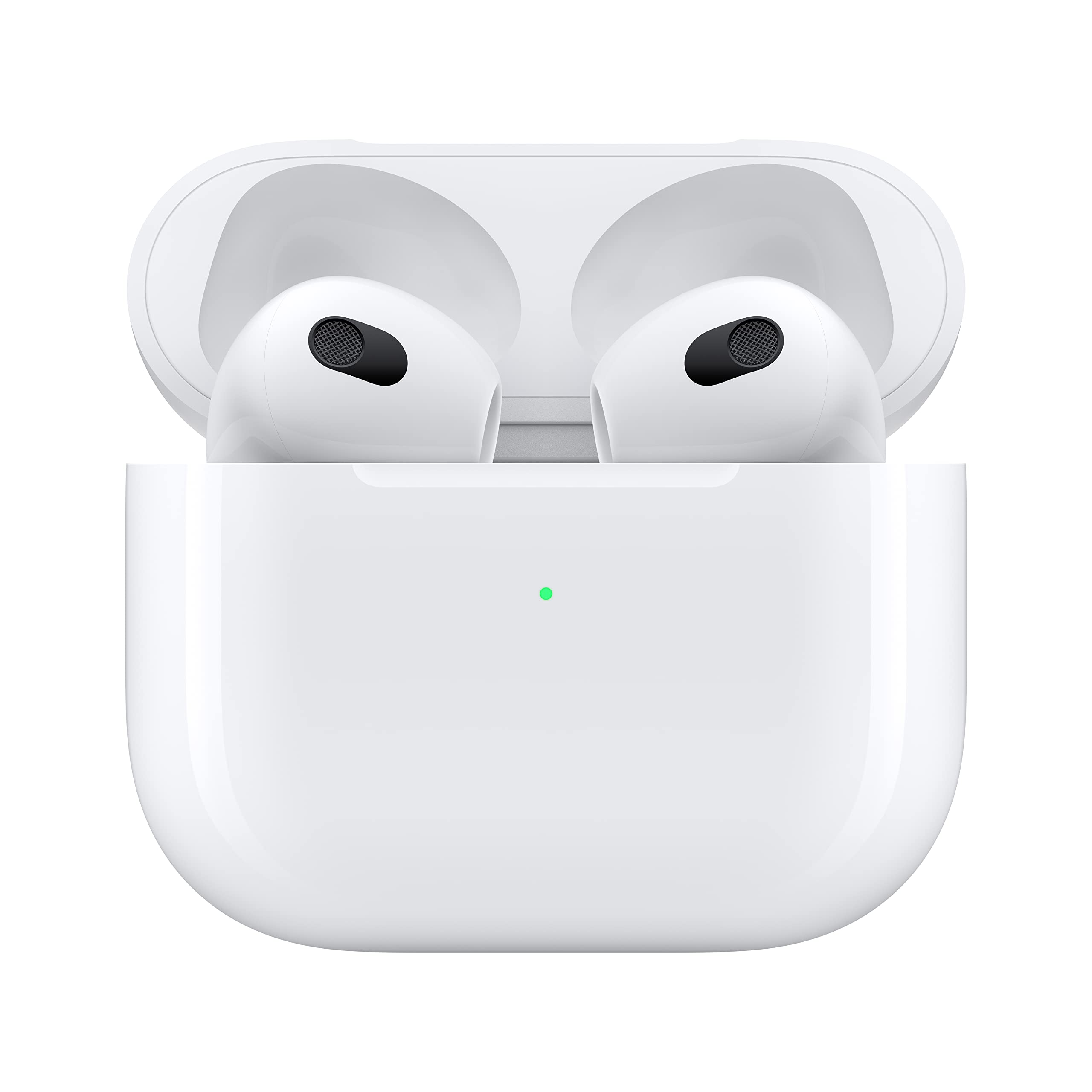 Apple AirPods (3rd Generation) Wireless Earbuds with Lightning Charging Case. Spatial Audio, Sweat and Water Resistant, Up to 30 Hours of Battery Life. Bluetooth Headphones for iPhone