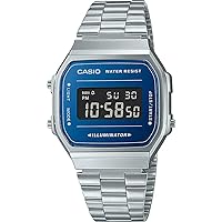 Casio Watch A168WEM-2BEF, stainlesssteel, casual
