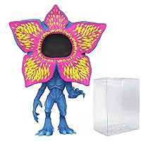 POP Stranger Things - Blacklight Demogorgon Funko Vinyl Figure (Bundled with Compatible Box Protector Case), Multicolored, 3.75 inches