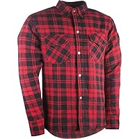 Highway 21 Unisex-Adult Marksman Riding Flannel (Black/Red, Medium)