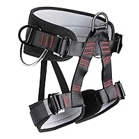 Climbing belts, Thicken Professional Half Body Safety Belt Climbing Gear for Tree Climbing, Fire Rescue, Rappelling and Other Outdoor Adventure Activities