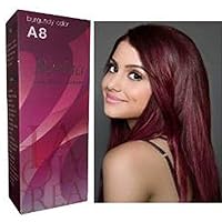 Permanent Hair Dye Color Cream # A8 Burgundy Made in Thailand By Sellgreat1449.