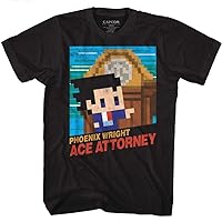 Ace Attorney Witness Defense Trial Video Game Phoenix Wright Adult T-Shirt Tee