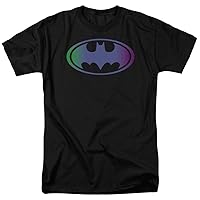 BATMAN Men's Gradient Bat Logo T-Shirt Black