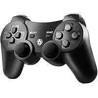 Wireless Controller for PS-3,Double Shock Rechargeable Analog Joystick Remote for PS-3