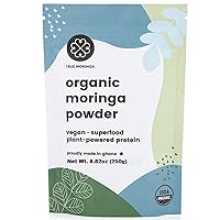 Organic Moringa Powder | 100% Raw Organic Moringa Powder, Certified USDA Organic. Non-GMO (250g)