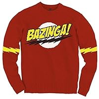 Bazinga! Red Adult Knit Sweater