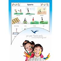 Sports, Games and Action Flash Cards - English Vocabulary Picture Cards for Toddlers, Kids, Children and Adults