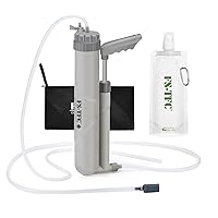 FS-TFC Water Purifier Survival Gear 4-Stage Portable Water Filter 1.5L/Min Fast Flow for Personal or Small Group Hiking, Camping, Travel, and Emergency Preparedness