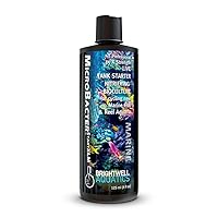 Brightwell Aquatics MicroBacter Start XLM - Concentrated Freshwater Nitrifying Bacteria - Quick Start Fish Tank Starter, Lift Microbe Levels & Water Filtering - Aquarium Water Treatments, 4.22 fl oz