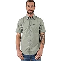 Kimes Ranch Men's Linville Casual Western Moisture-Wicking Button Front Short Sleeve Dress Shirt
