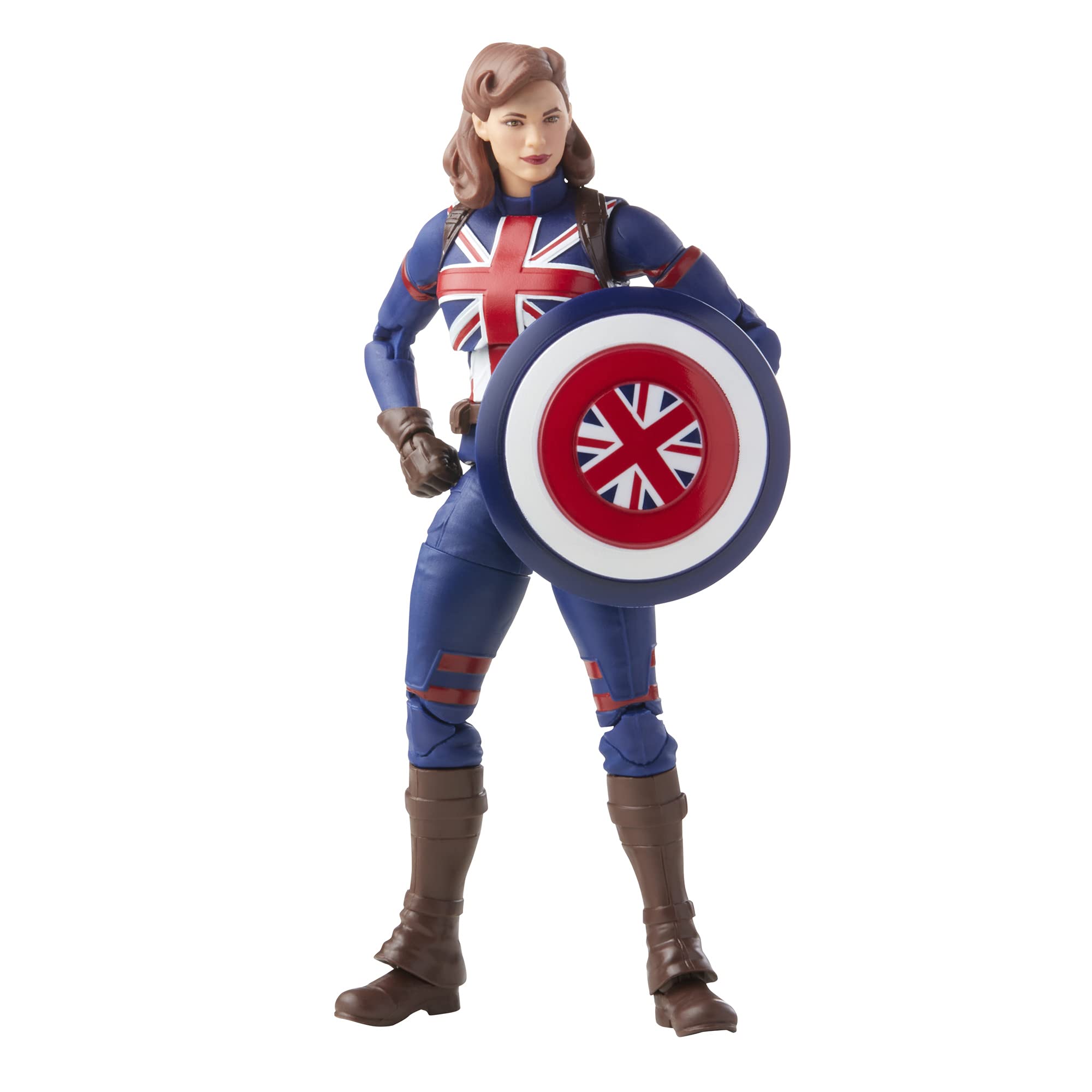 Avengers Marvel Legends Series 6-inch Scale Action Figure Toy Marvel’s Captain Carter, Premium Design, 1 Figure, 1 Accessory, and 2 Build-a-Figure Parts