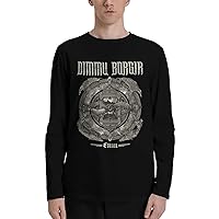 T Shirt Dimmu Borgir Boy's Fashion O-Neck Tee Classical Long Sleeve Tops Black