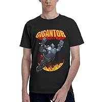 Anime Gigantor Men's T-Shirt Summer Casual O-Neck Short Sleeve T-Shirts