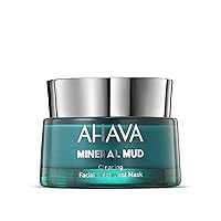 AHAVA Mineral Mud Clearing Facial Treatment Mask - Rich Mud Mask to Clear Pores & Reduce Blemishes, Nourishes & Refreshes, Revitalizes Complexion, with Osmoter, Dead Sea Mud & Jojoba, 1.7 Fl.Oz