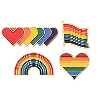FaithHeart Creative Enamel Brooch Pin Set Party Cartoon Badges for Clothes Bags Backpacks - Lapel pins for Women Girls Clothes Decoration Jackets Accessory Xmas DIY Crafts (Send Gift Box)