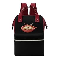 Japanese Ramen Noodles Premium Diaper Bag Backpack Travel Waterproof Mommy Bag Nappy Daypack