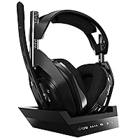 ASTRO Gaming A50 Wireless Headset + Base Station for PS4, PS5, PC, Mac (Renewed)