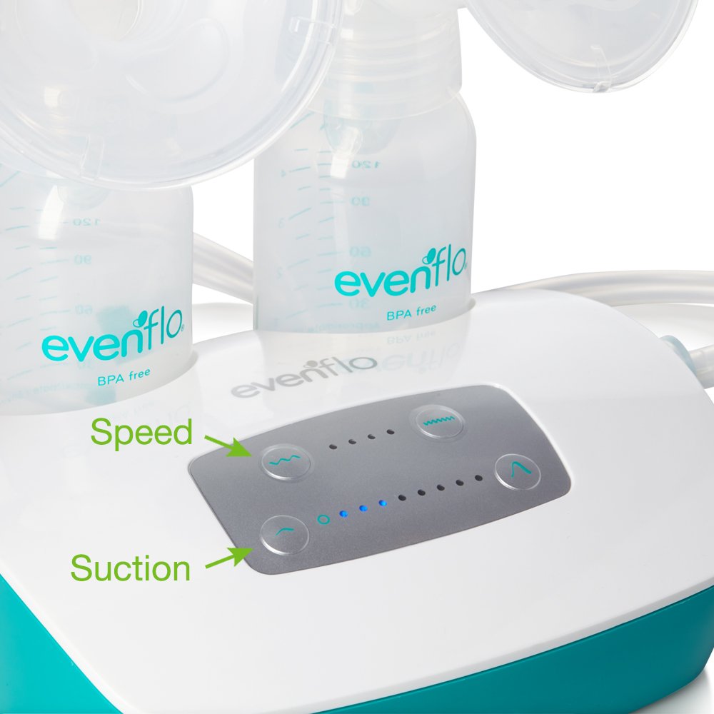 Evenflo Feeding Advanced Hospital Strength Breast Feeding Closed System Pump with 32 Different Settings