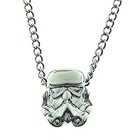Disney Star Wars Storm Trooper 3D Gunmetal Necklace