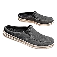 Mesh Breathable Men's Half Slippers - Soft and Comfortable Casual Shoes
