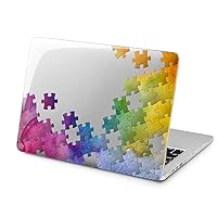 Hard Case Compatible for MacBook Pro 16 14 M3 M2 2023 M1 Pro 13 2022 Air 13 2021 Retina 2020 Mac 11 12 Cute Protective Print Design Kids Rainbow Trendy Cover Graphic Laptop Colorful Puzzles