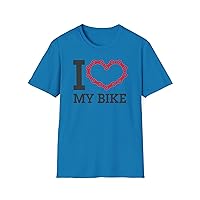 I Love My Bike Funny & Cute Bliss Embrace Two-Wheel Freedom, Chasing Horizons T-Shirt