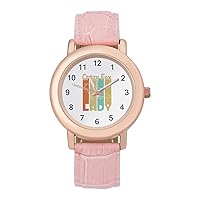 Crazy Fox Lady Fashion Casual Watches for Women Cute Girls Watch Gift Nurses Teachers