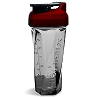 HELIMIX 2.0 Vortex Blender Shaker Bottle Holds upto 28oz | No Blending Ball or Whisk | USA Made | Portable Pre Workout Whey Protein Drink Shaker Cup | Mixes Cocktails Smoothies Shakes | Top Rack Safe