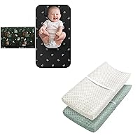 Babebay Waterproof Portable Changing Pad & Changing Pad Cover for Baby Excellent Baby Shower Registry Gifts