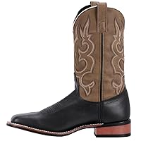 Laredo Mens Lodi Square Toe Casual Boots Mid Calf - Brown