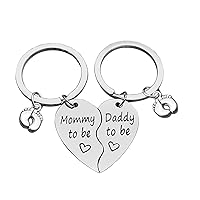 Mom and Dad to Be Keychain Set Pregnancy Announcement Gifts New Parent to Be Gifts First Tim Mom and Dad Gifts Christmas Birthday Gifts Fathers Day Mothers Day Gifts