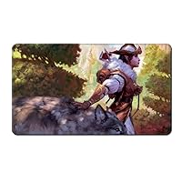 Ultra Pro - Commander Series #2: Allied - Selvala, Heart of The Wilds (Fan Voted) Stitched Playmat for Magic: The Gathering, Custom Gaming Card Game Play Area Playmat Surface Accessory